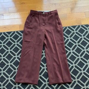 Aritzia Burgundy Trousers